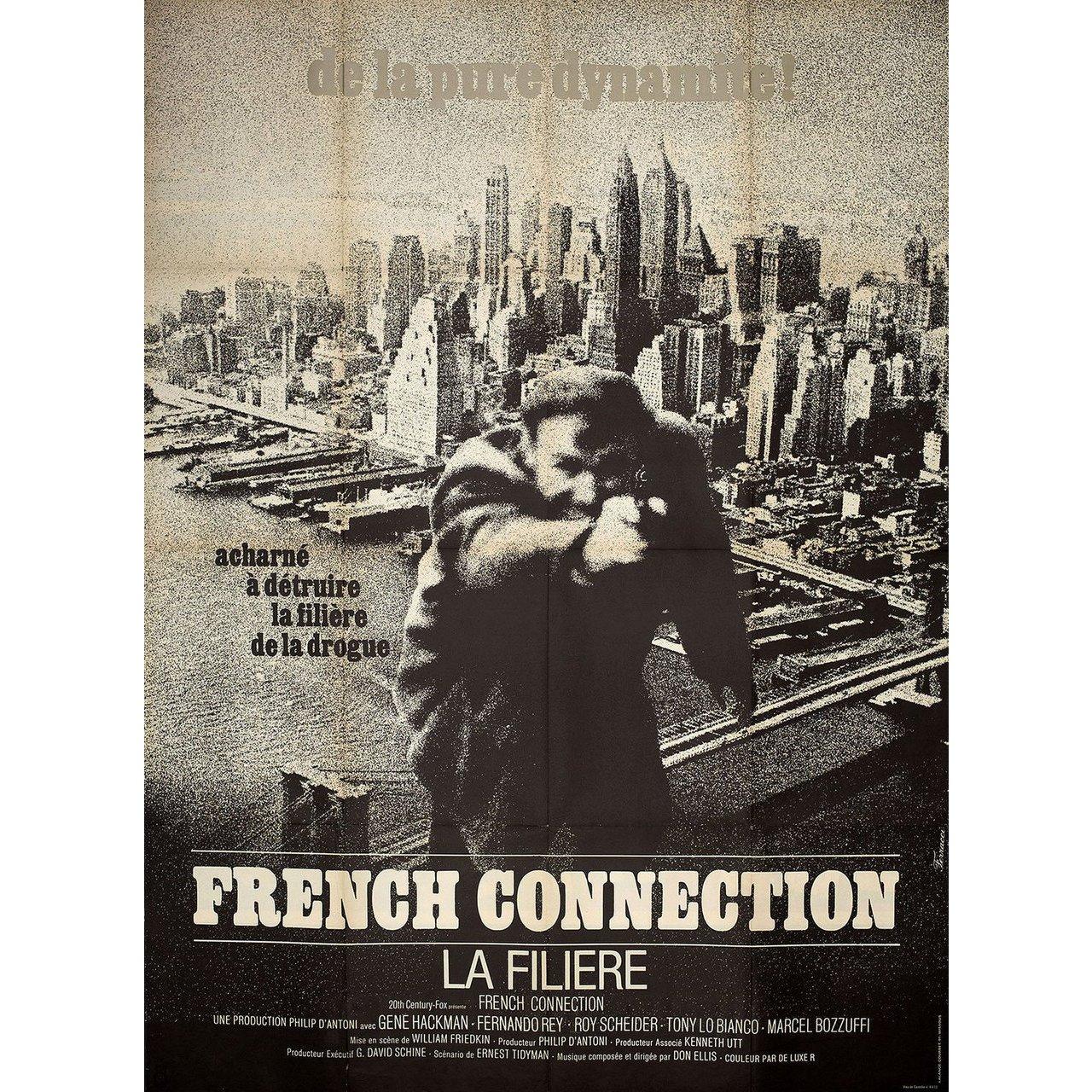 Original 1971 French Grande poster by Rene Ferracci for. Very good-fine condition, folded. Many original posters were issued folded or were subsequently folded. Please note: the size is stated in inches and the actual size can vary by an inch or