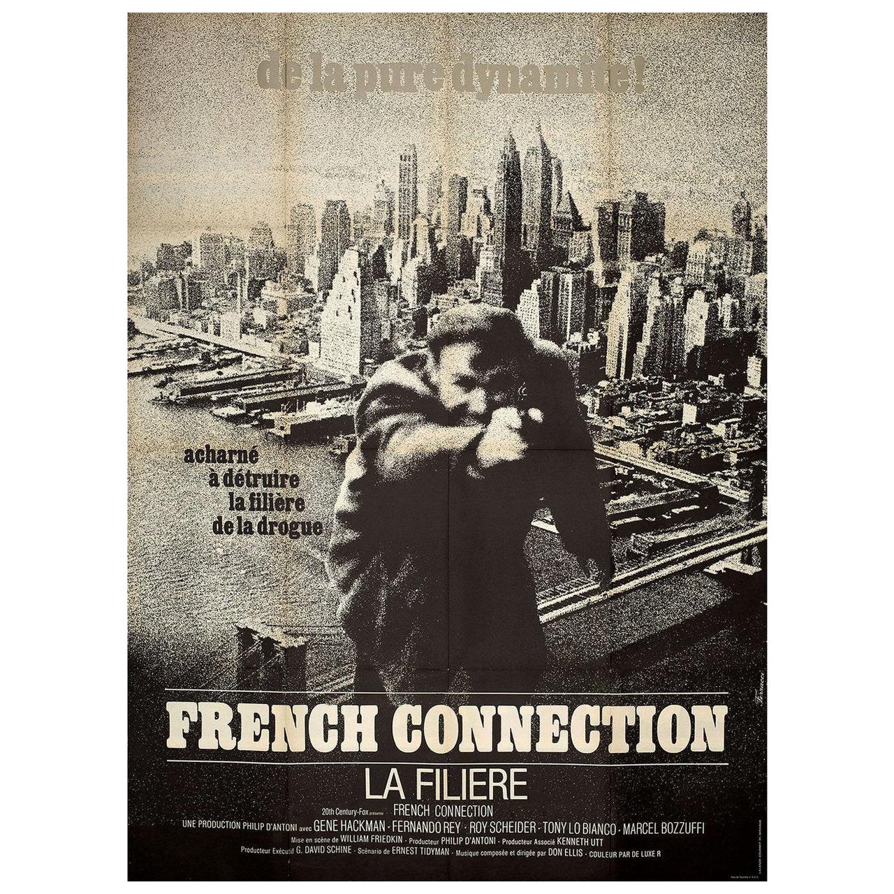 "The French Connection" 1971 French Grande Film Poster