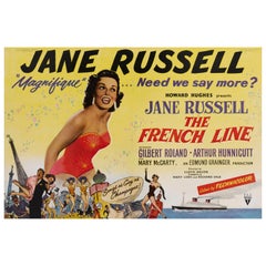 Affiche « The French Line » (La ligne française)