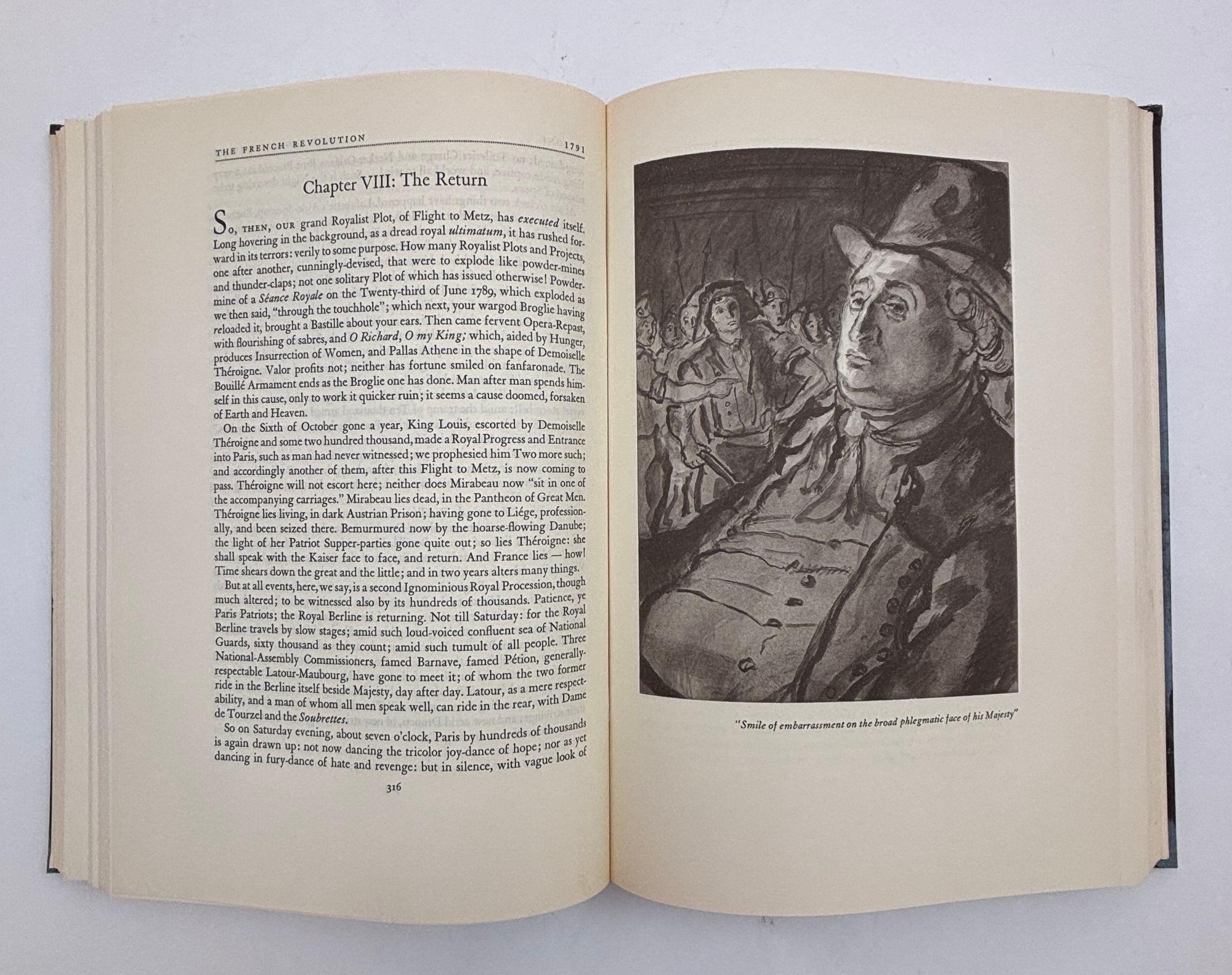 The French Revolution History by Thomas Carlyle Hardcover Book in Slipcase 1956 For Sale 2