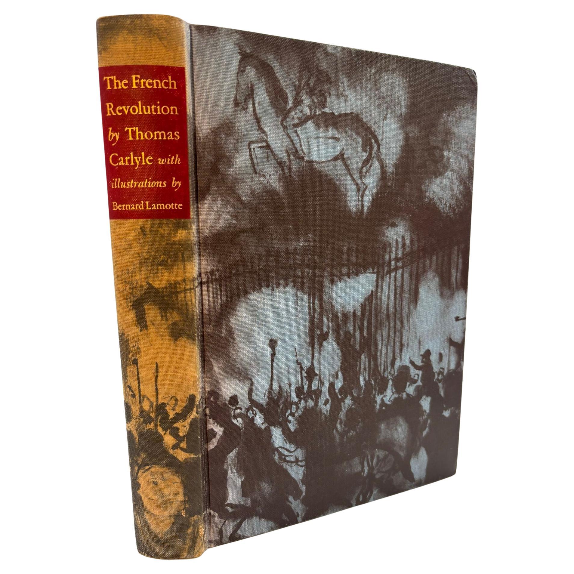 The French Revolution History by Thomas Carlyle Hardcover Book in Slipcase 1956