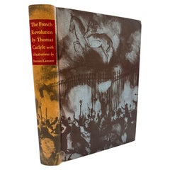 The French Revolution History by Thomas Carlyle Hardcover Book in Slipcase 1956