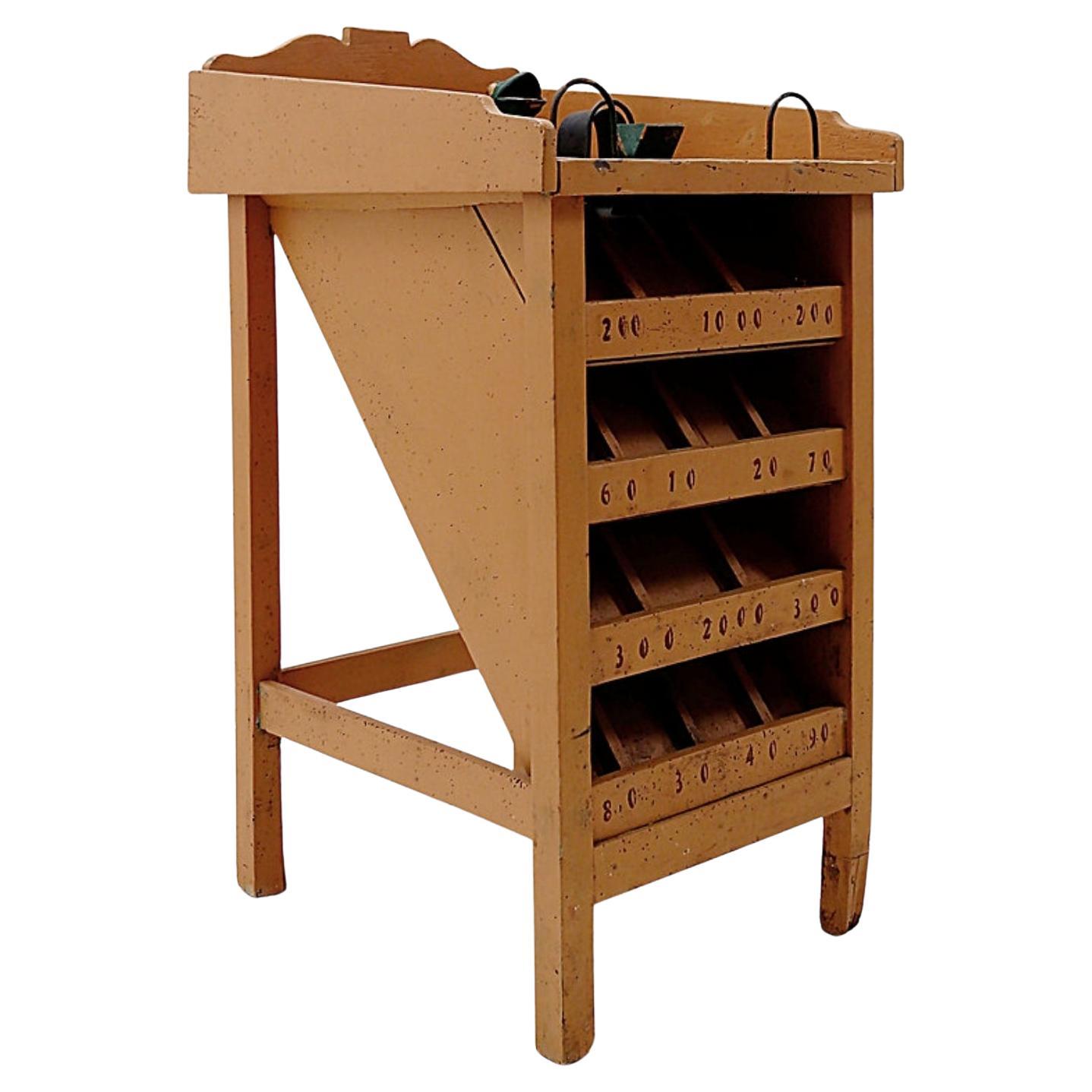 "Il gioco della rana", gioco d'epoca in legno e ferro dipinto, inizio 20° secolo in vendita