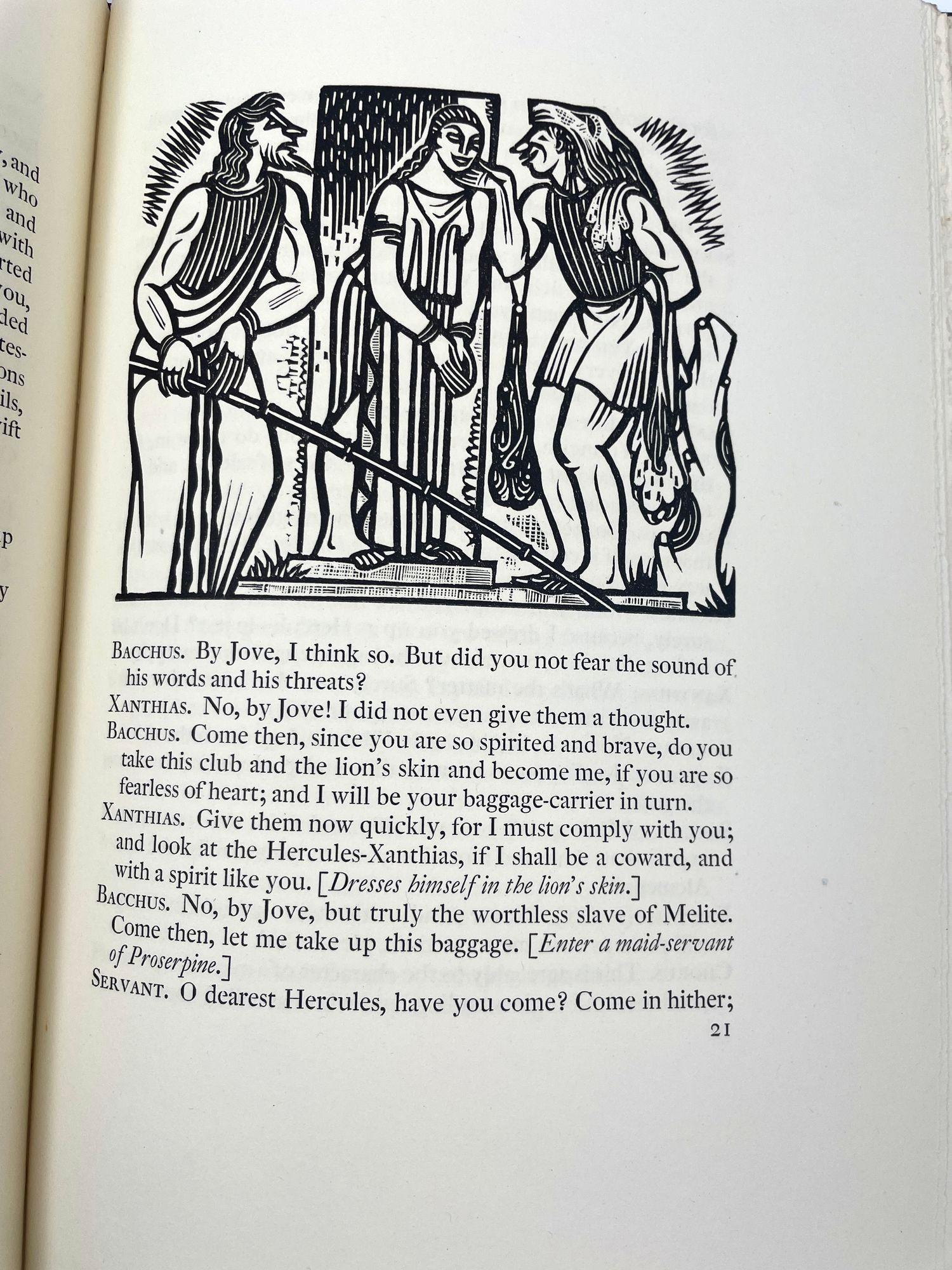 Le rane di Aristophanes con copertina rigida e custodia firmata e numerata. 1937 in vendita 4