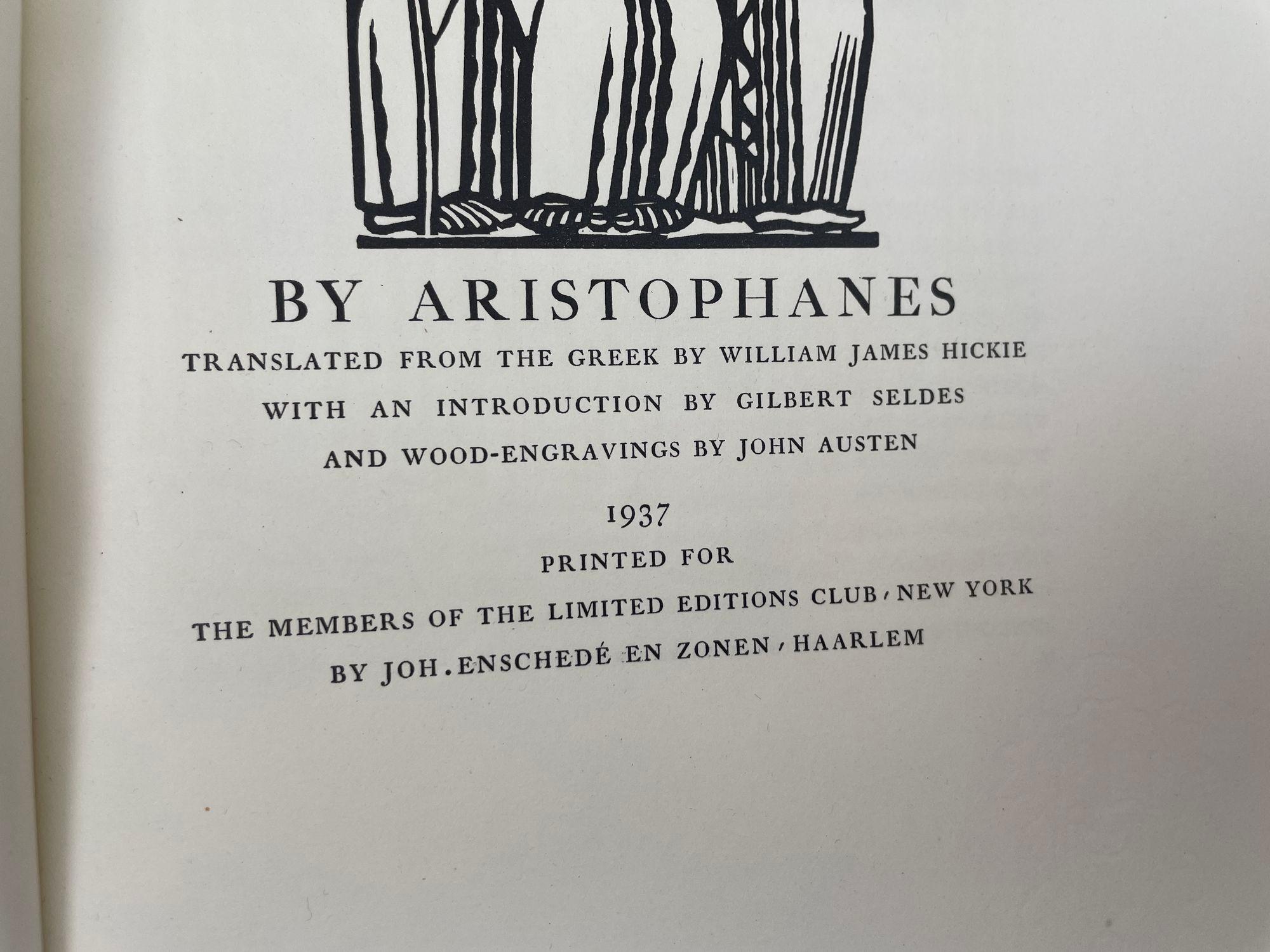 Le rane di Aristophanes con copertina rigida e custodia firmata e numerata. 1937 in vendita 1