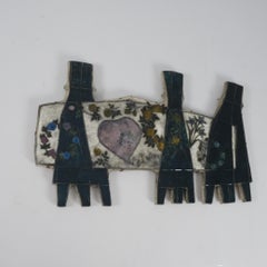 "El  Funeral, 1957-1958", gran relieve mural único de Rut Bryk, Arabia