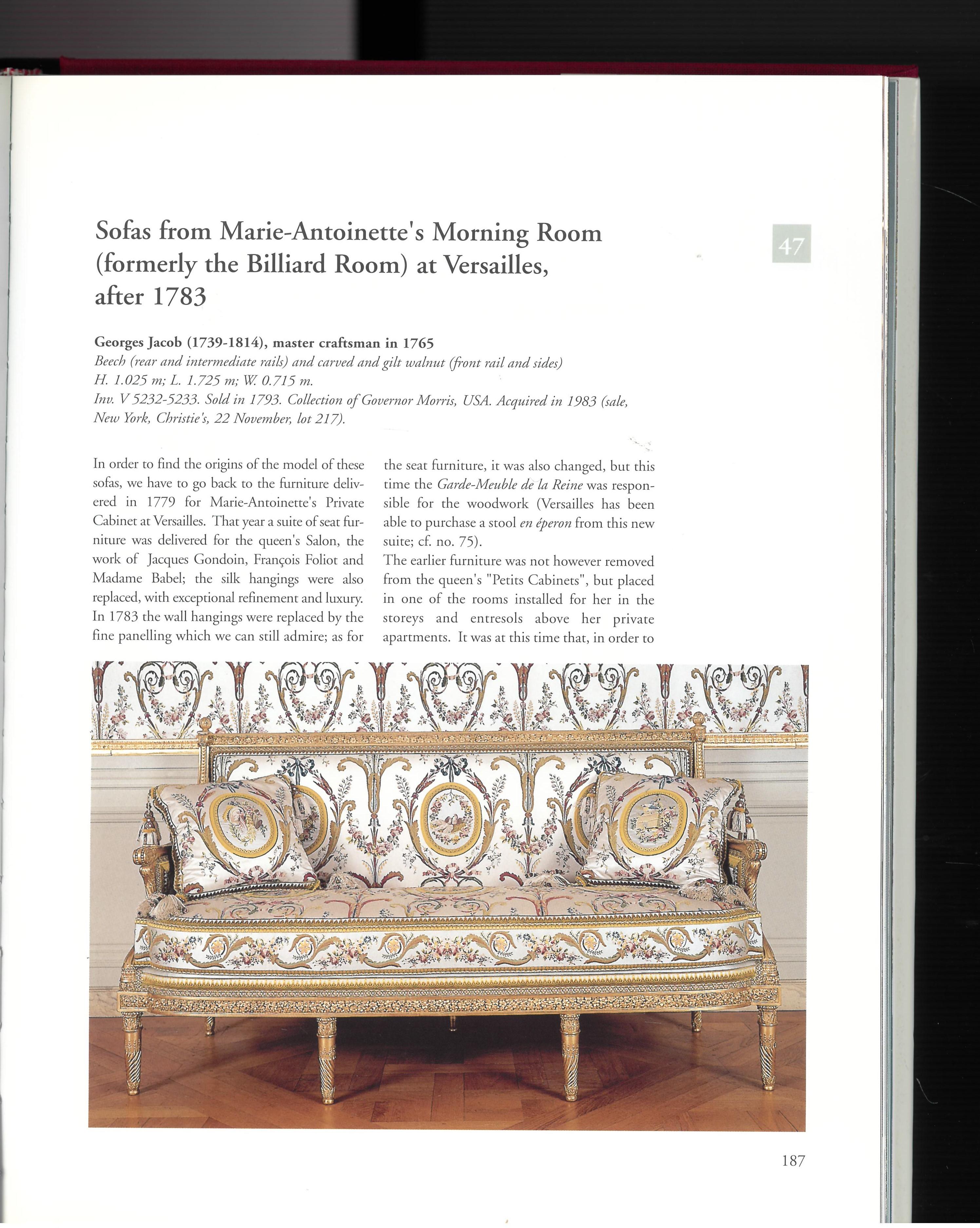 18th Century and Earlier The Furniture of Versailles, 17th and 18th Centuries '2 Volume Box Set' (Book) For Sale