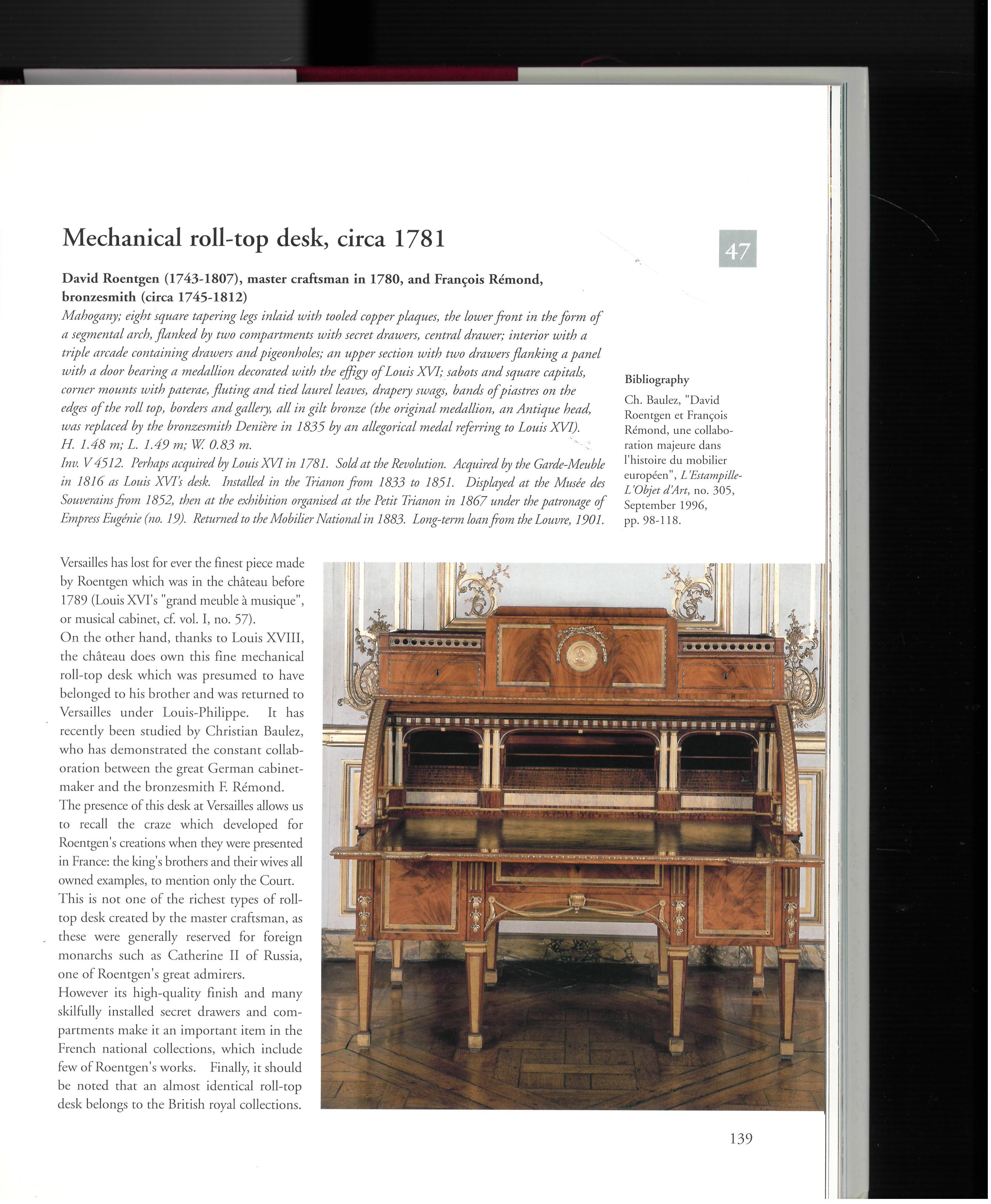 I mobili di Versailles, 17° e 18° secolo, cofanetto di 2 volumi (Libro) in vendita 3