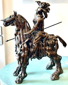 « Le chevalier Gallant », sculpture en bronze de John Kearney