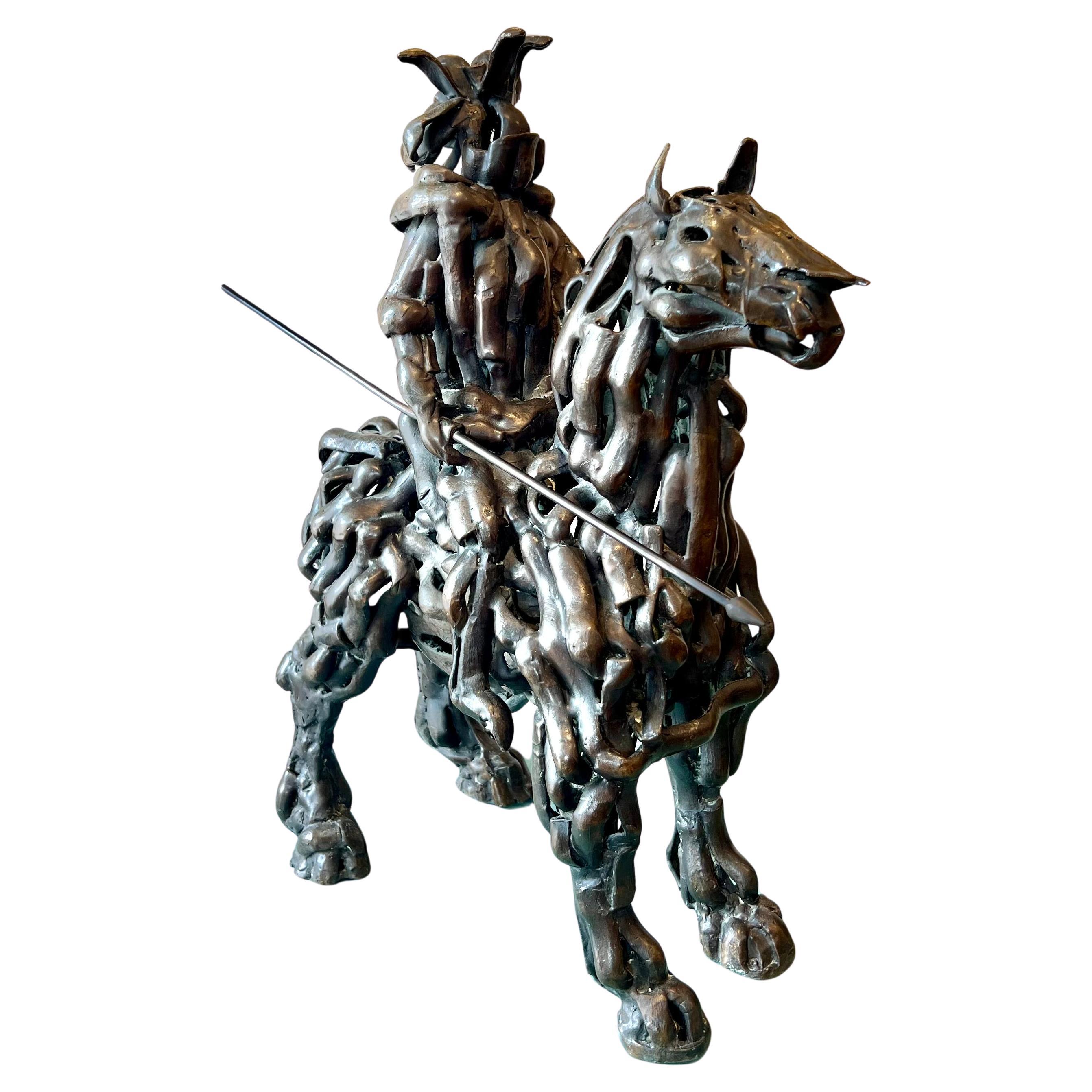 « Le chevalier Gallant », sculpture en bronze de John Kearney