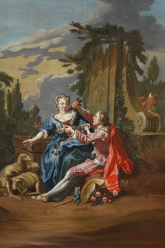 "The Gallant Pastor" after François Boucher, 19th century