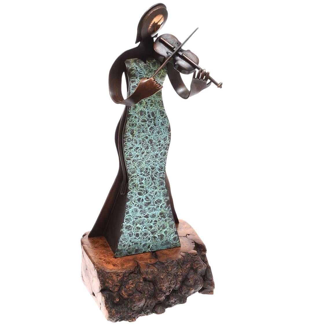 'The Galway Girl' Bronze Sculpture by Adain Lambert For Sale