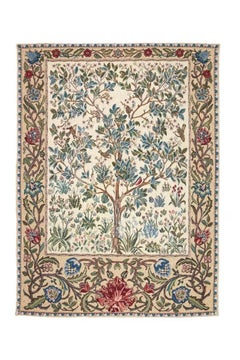 The Garden Cream Loom Woven Tapestry - 7'9" x 5'9"