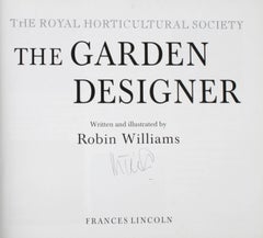 The Garden Designer by Robin Williams, Signed First Edition