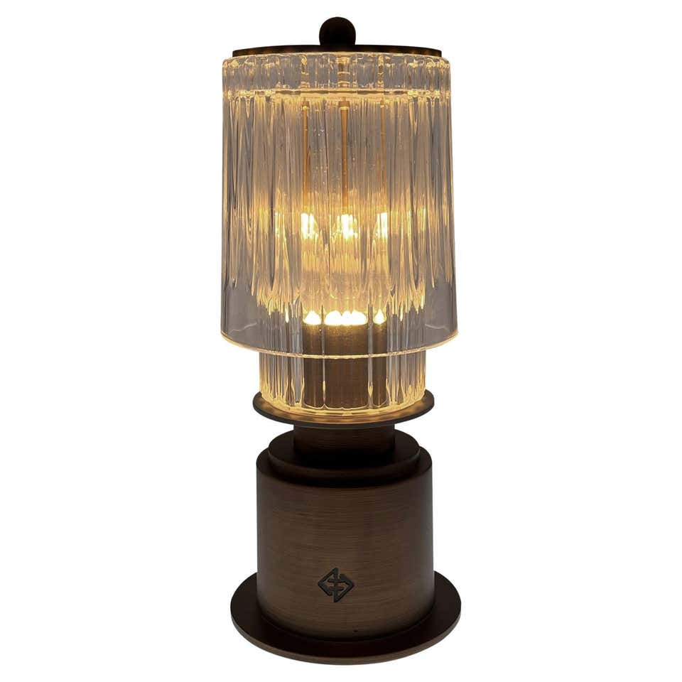 Fu Led The Caorusel Portable LED Lamp in Glass and Bronze by André Fu Living ...
