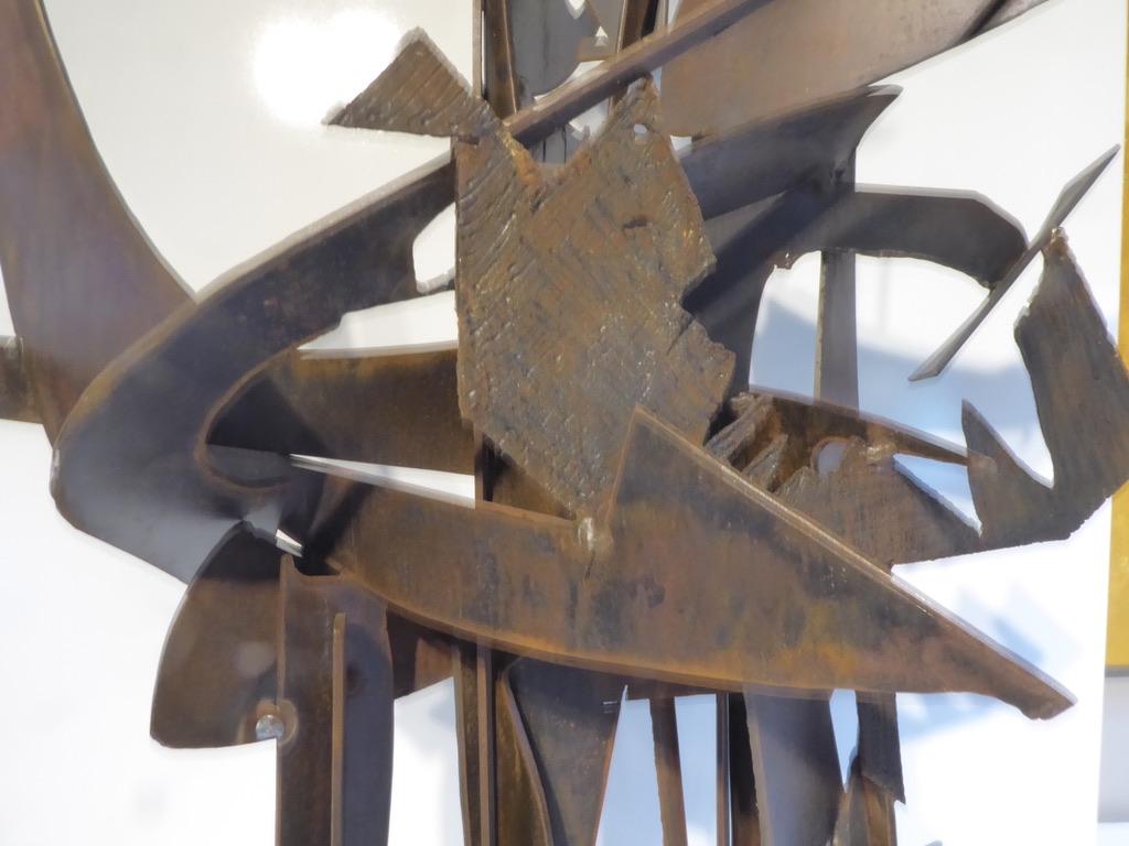 Welded The Gatekeeper an Original Sculpture by American Artist Joey Vaiasuso circa 2019