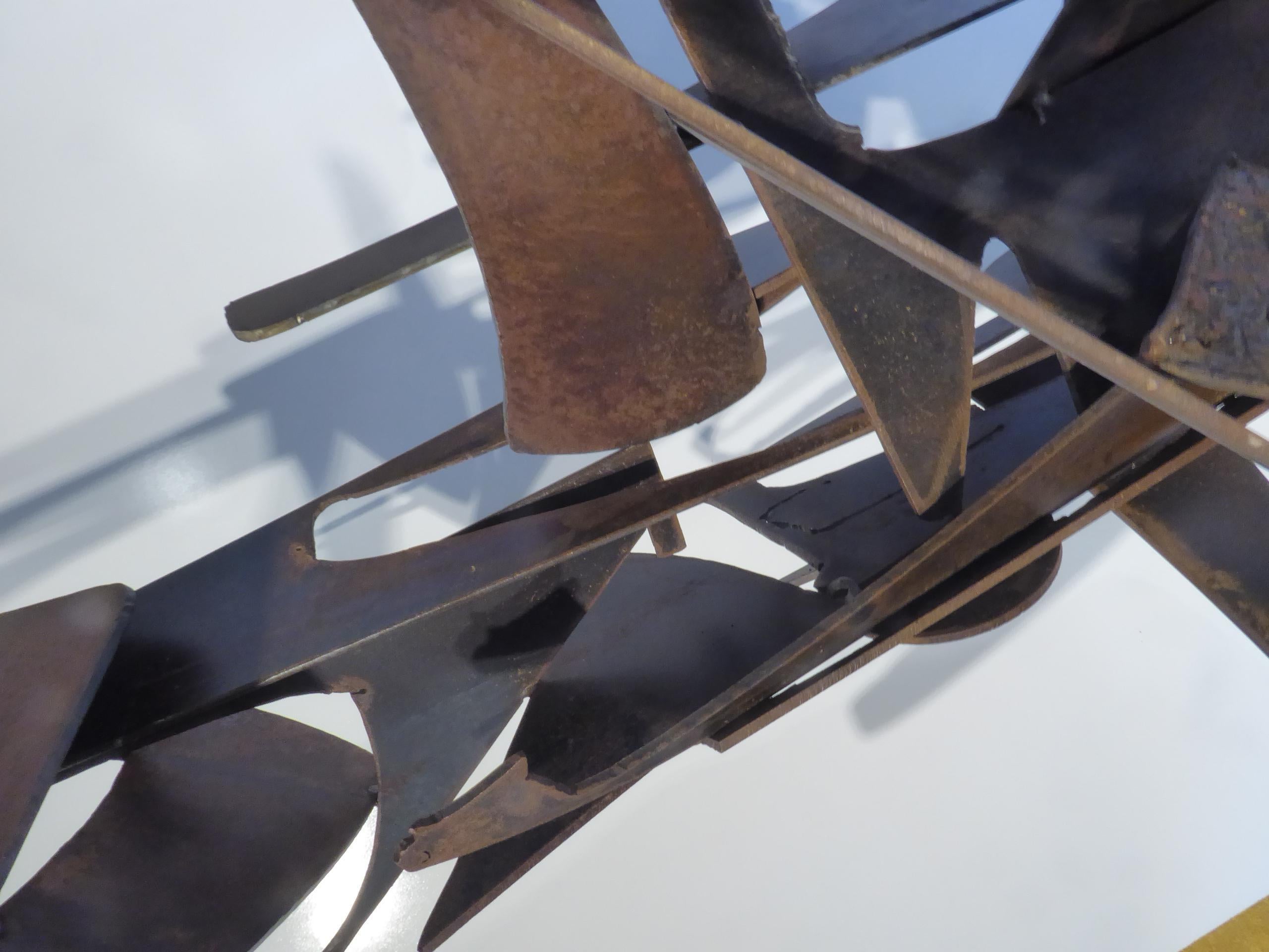 Steel The Gatekeeper an Original Sculpture by American Artist Joey Vaiasuso circa 2019