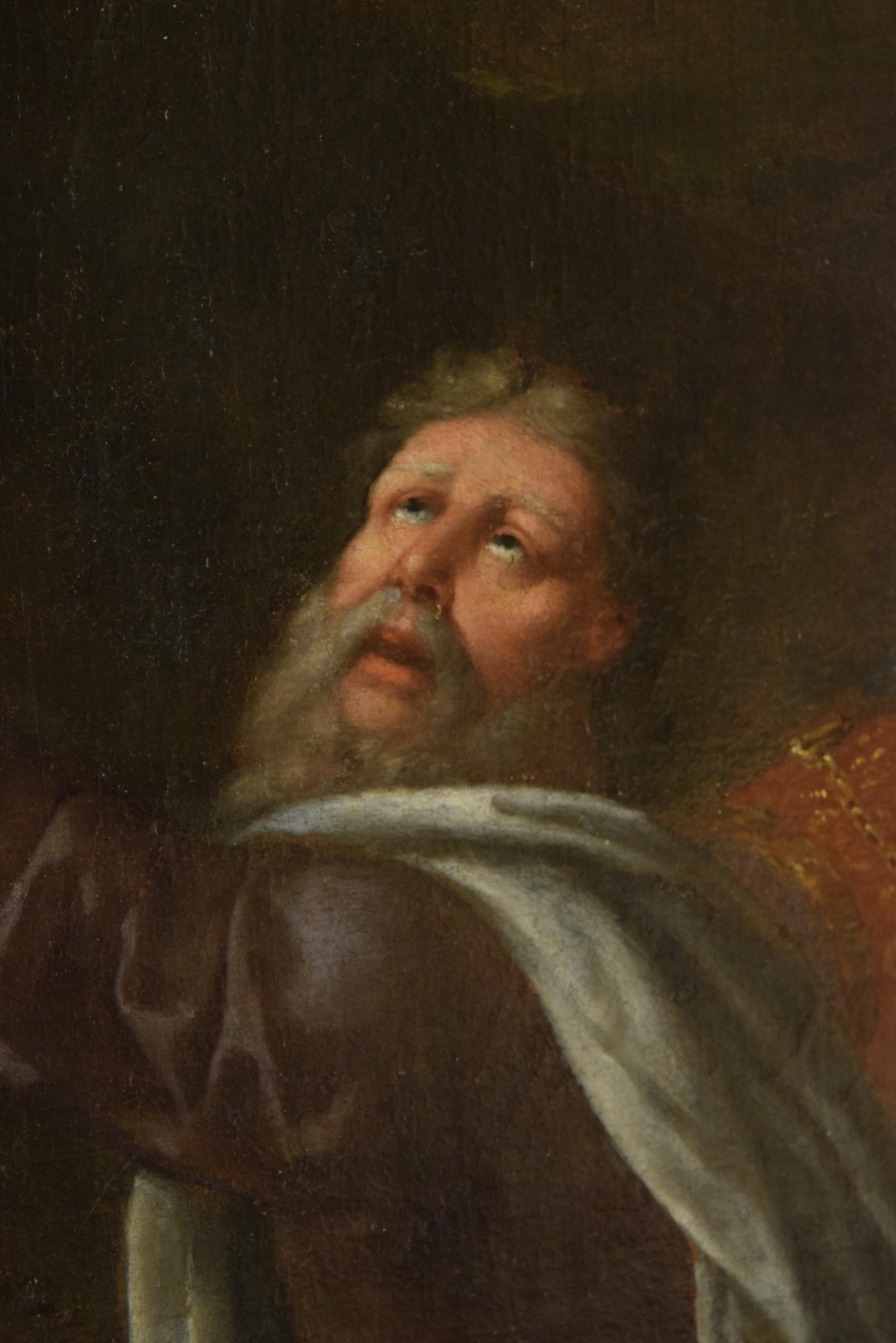 Gathering of Manna, Öl auf Leinwand, 17. Jahrhundert (Sonstiges) im Angebot