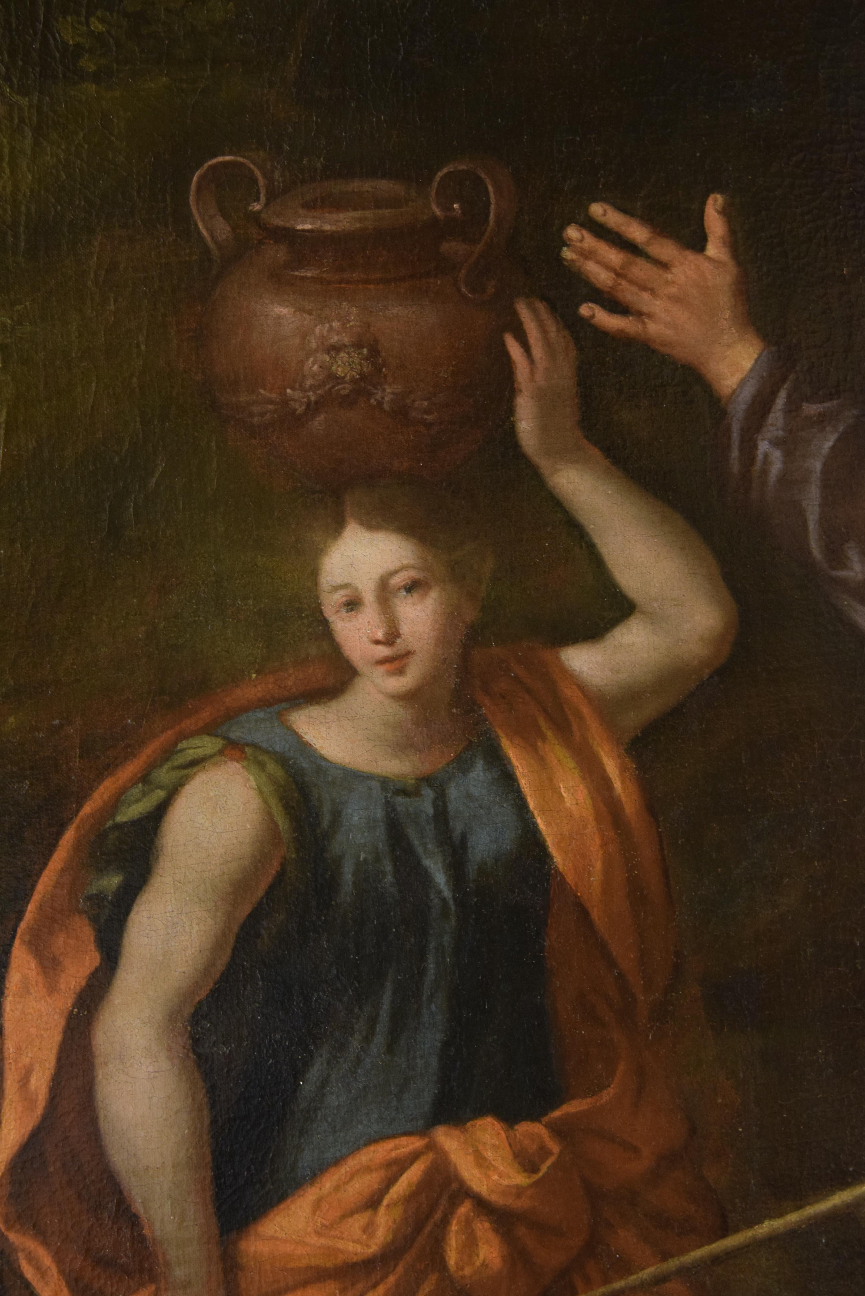 Gathering of Manna, huile sur toile, 17ème siècle en vente 1
