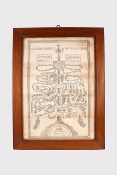 The Genealogy of Jesus, print on Italian paper from 1820.