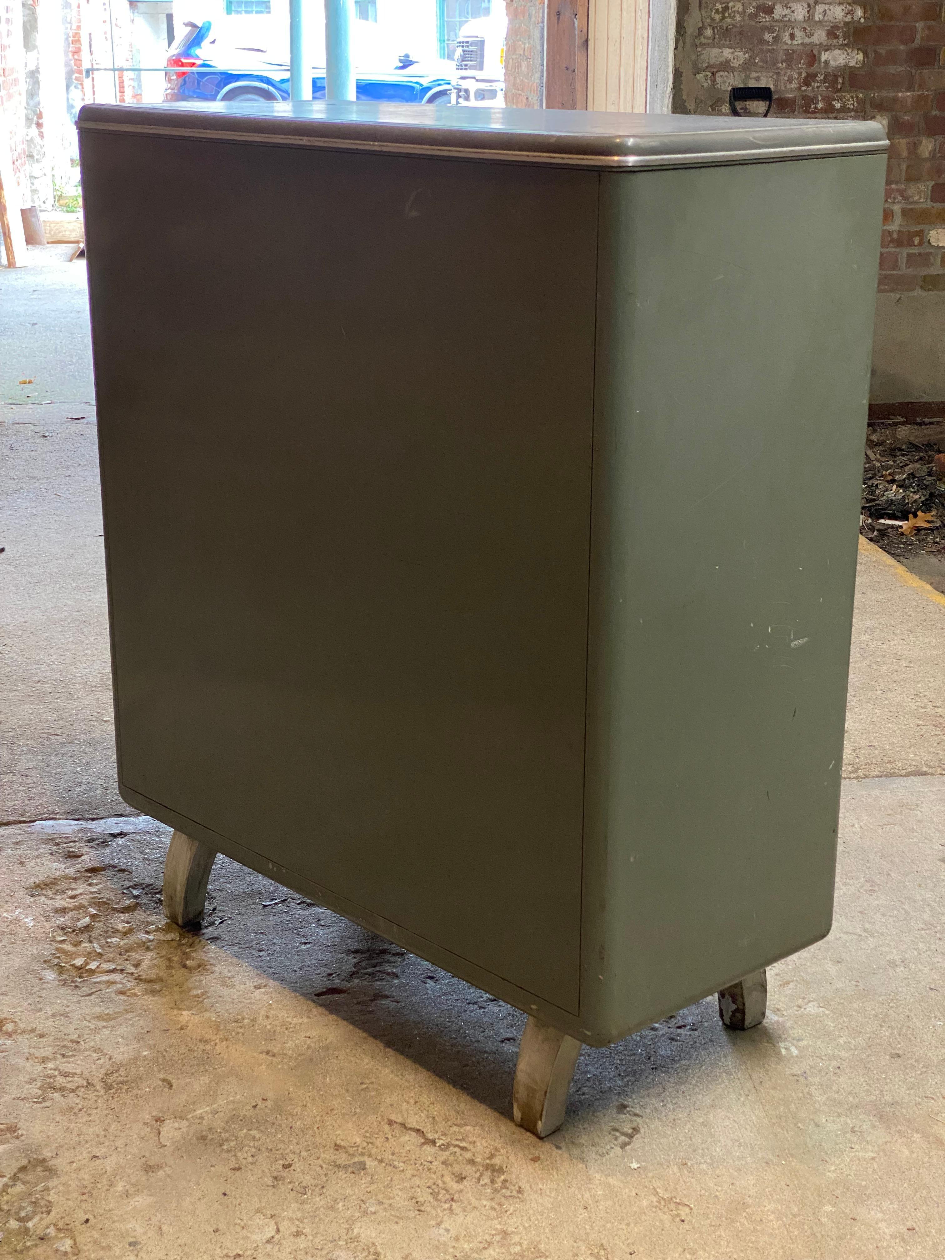 Aluminum The General Fireproofing Mode-Maker Gray Industrial Steel Bookcase