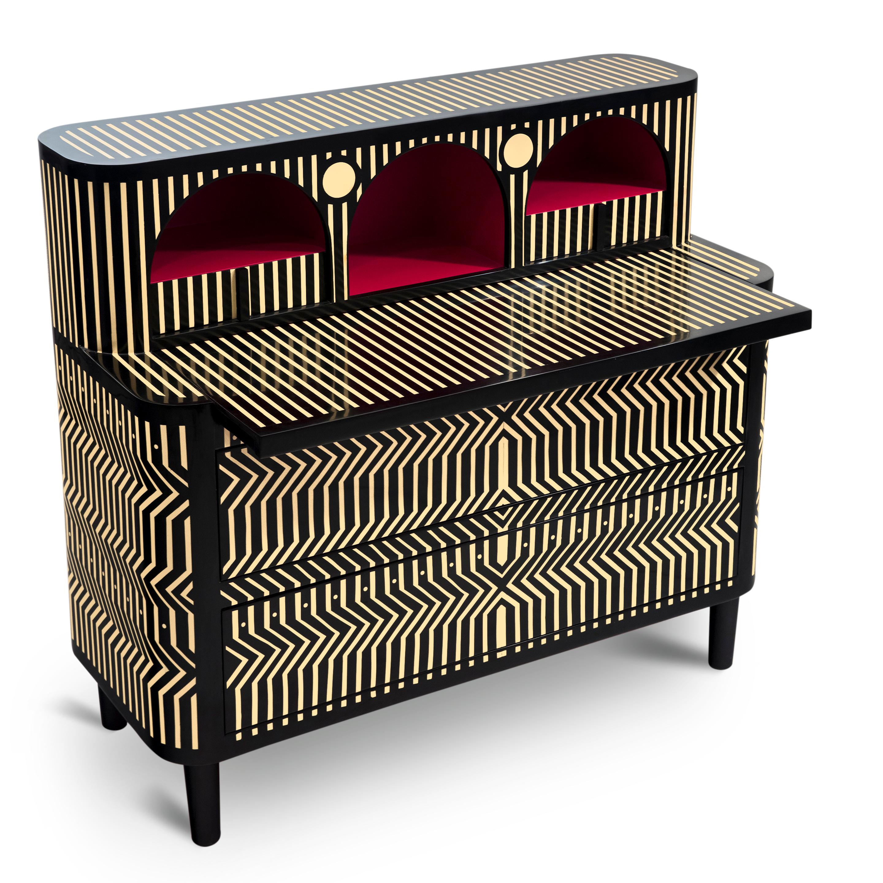 Indian General Study Desk Writing Table by Matteo Cibic For Sale