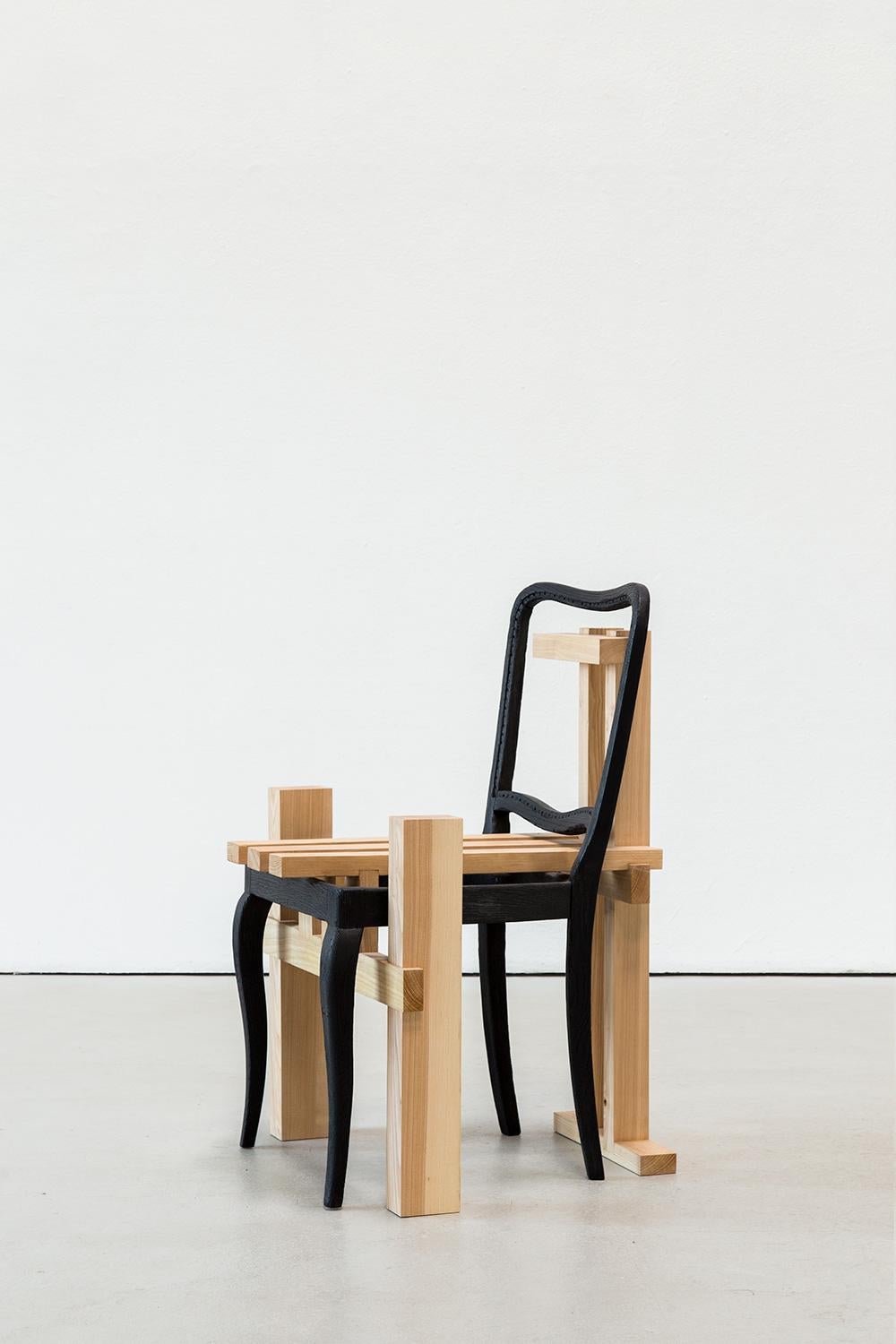 The Generational Interference Chair - Gegensätzliche Epochen im Design von Kevin K im Zustand „Gut“ im Angebot in Marbella, ES