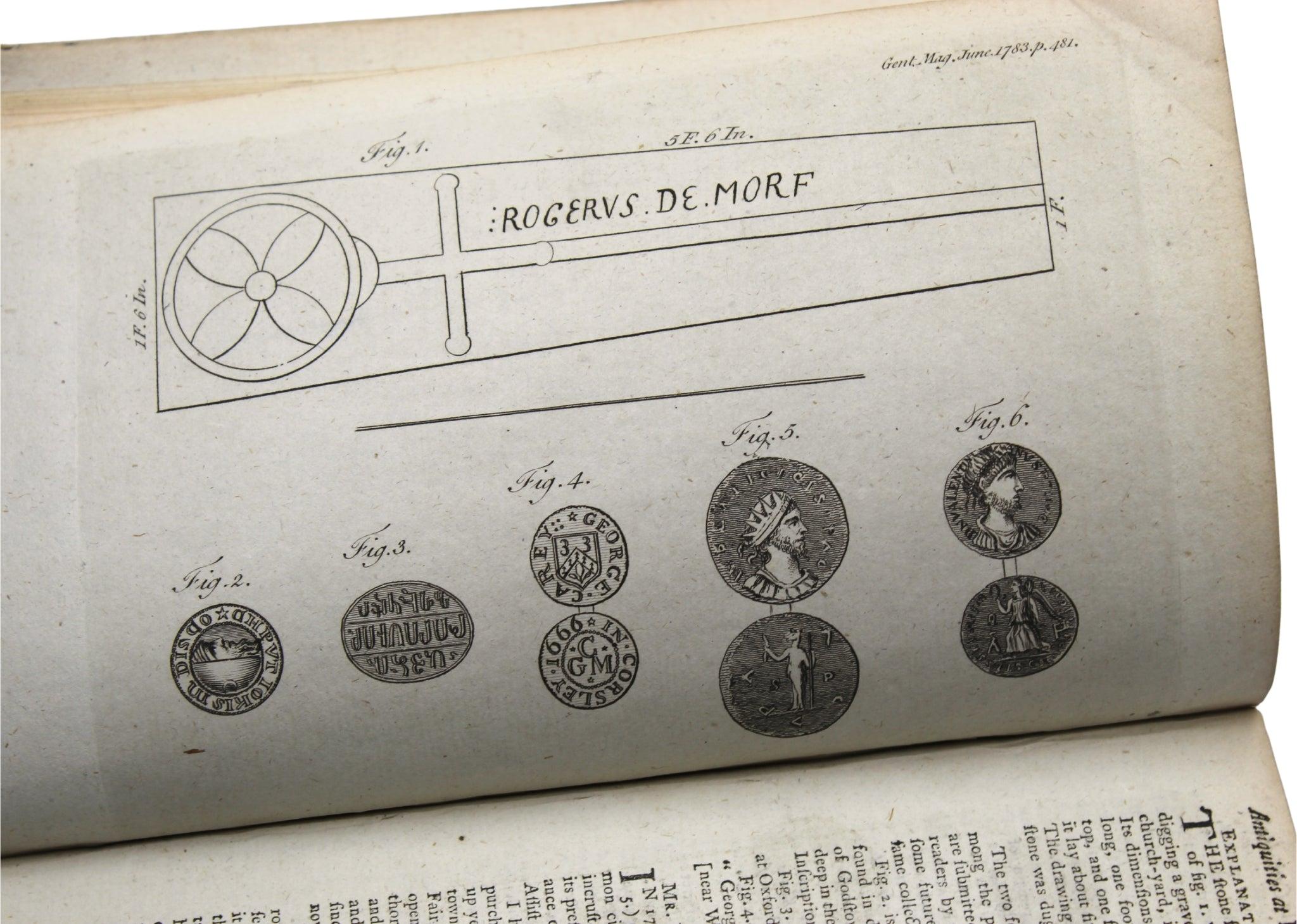 The Gentleman's Magazine, avec la résolution du drapeau de 1777, juin 1783 en vente 6