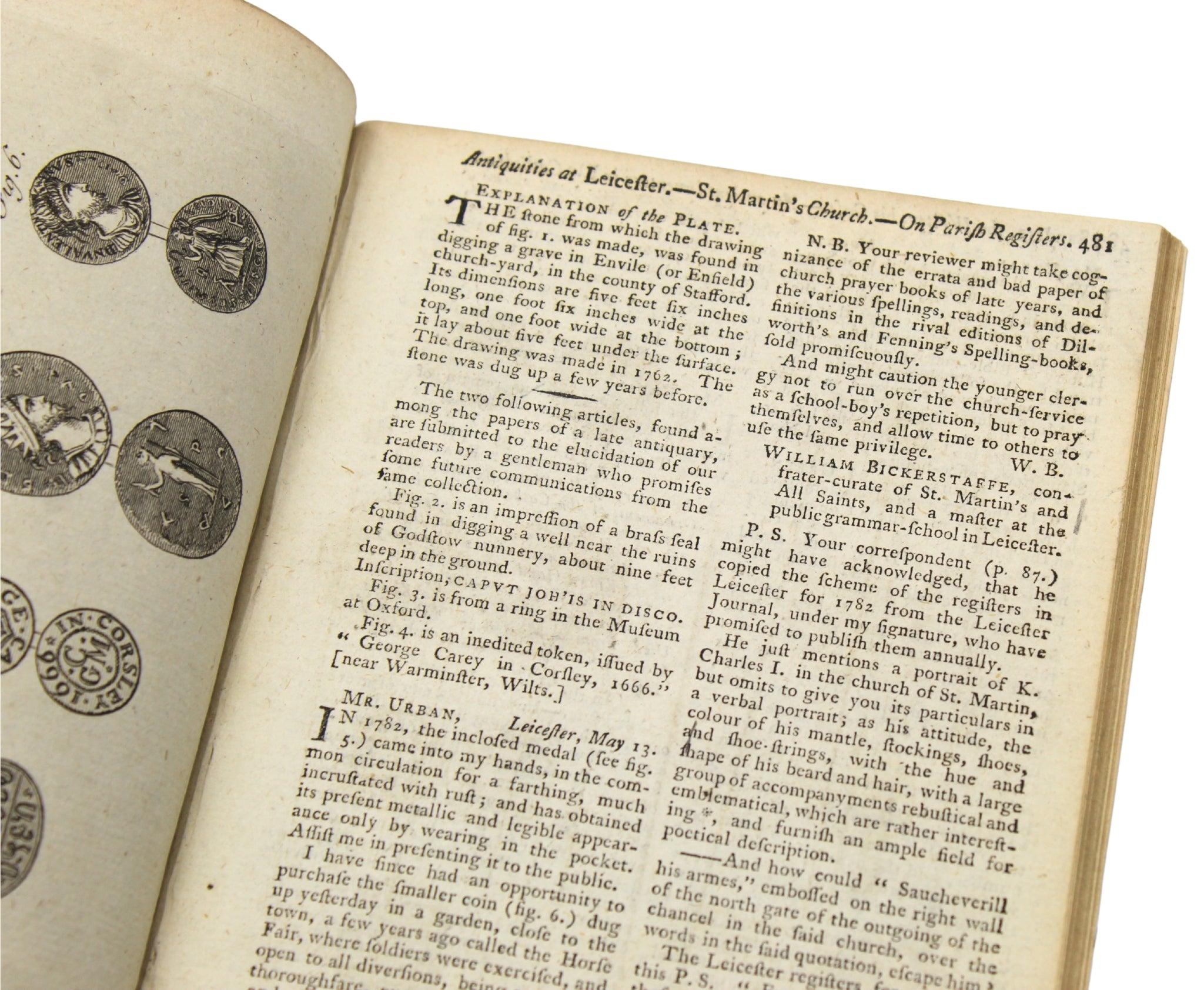 The Gentleman's Magazine, avec la résolution du drapeau de 1777, juin 1783 en vente 7