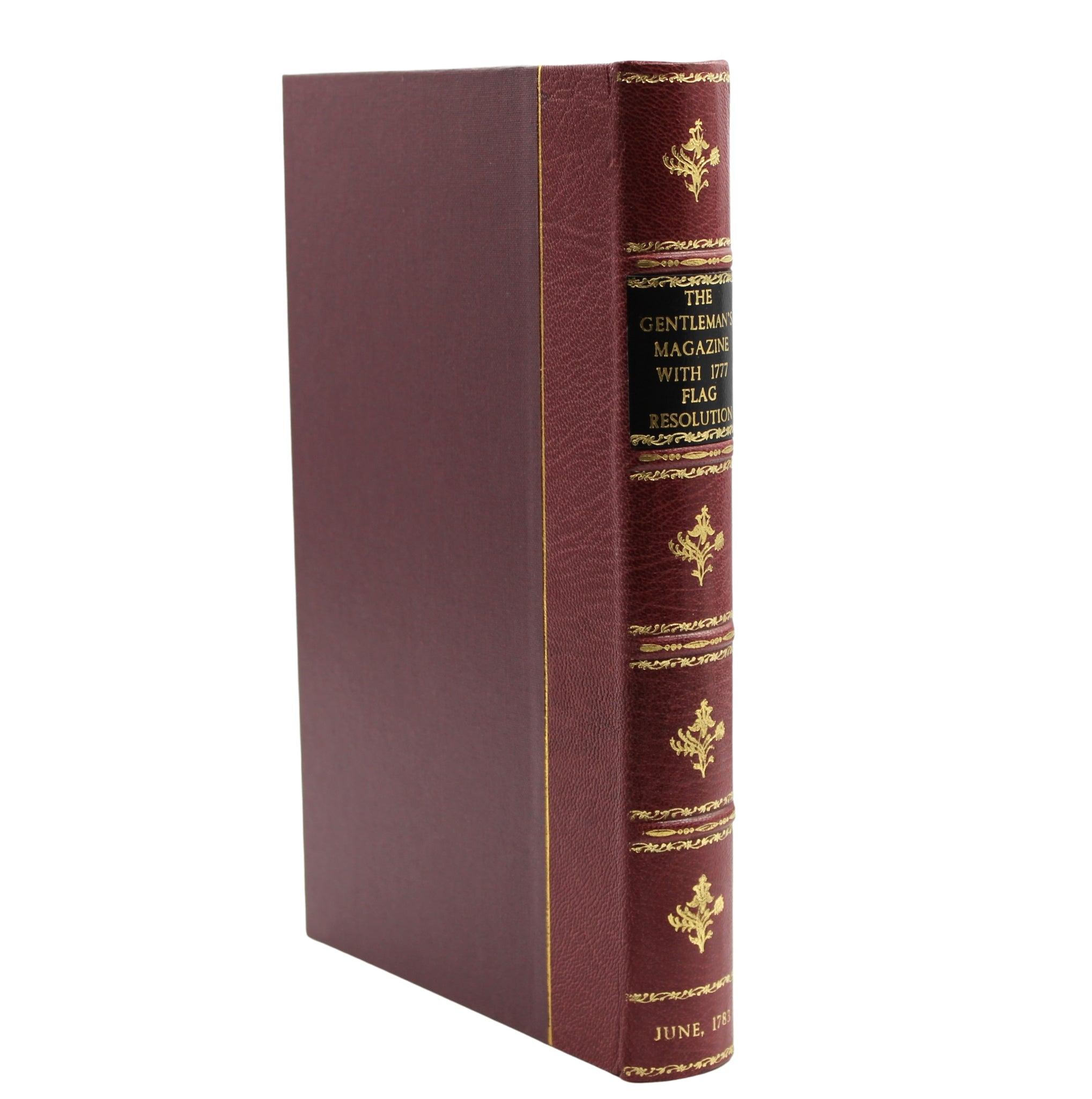Fin du XVIIIe siècle The Gentleman's Magazine, avec la résolution du drapeau de 1777, juin 1783 en vente