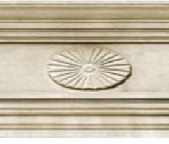 The Georgian:  A Classic Stone Fireplace in the English Georgian Style