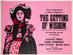 The Getting of Wisdom 1977 Academy Cinema London UK Quad Film Poster, Strausfeld