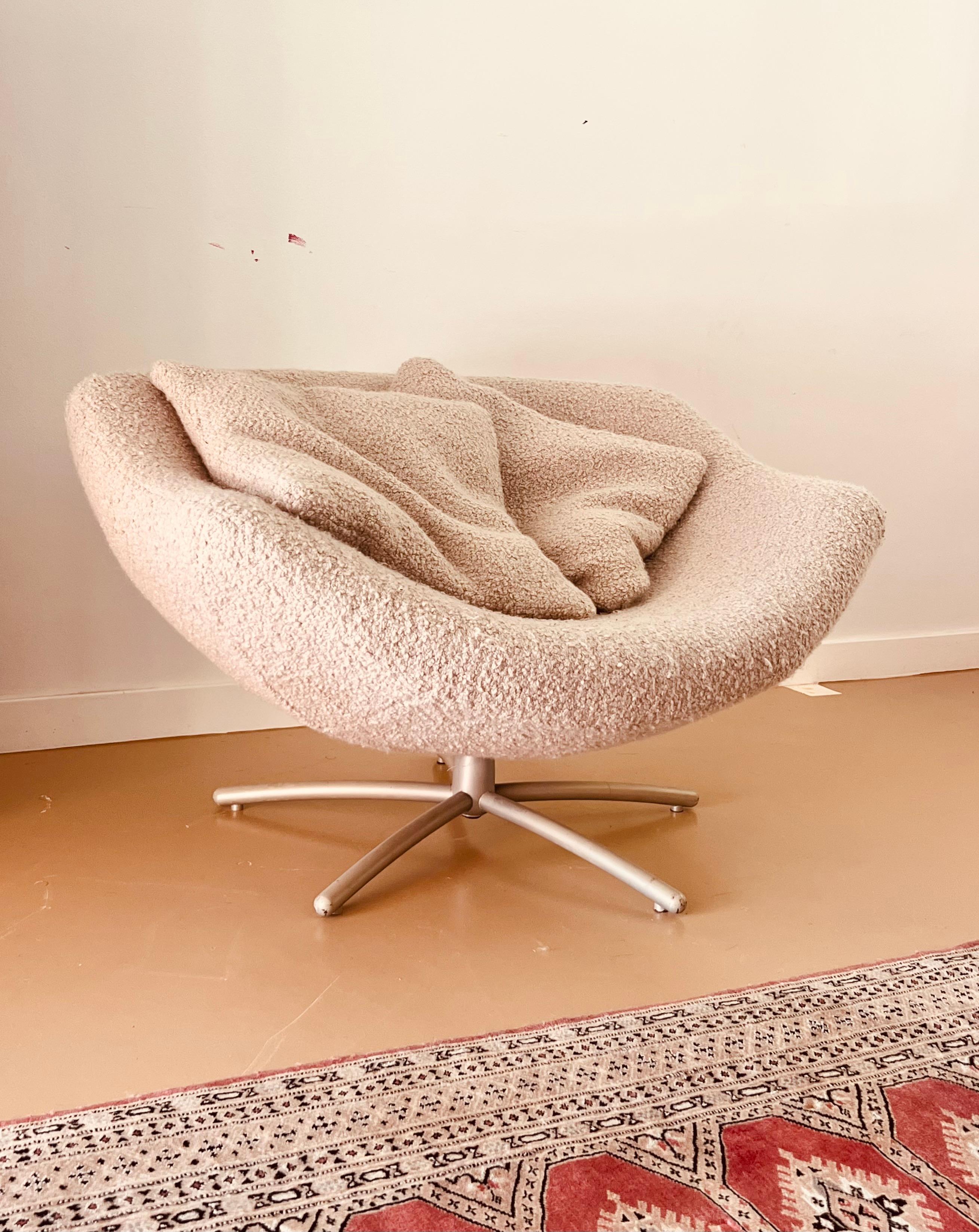 Mid-Century moderno La poltrona girevole 