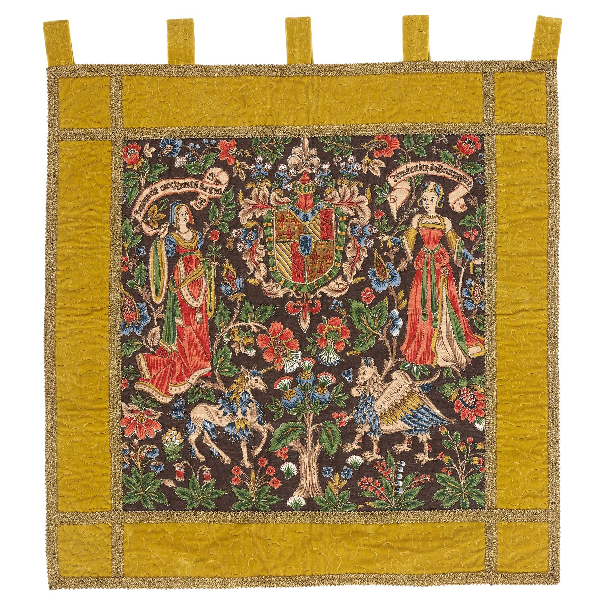 The Gilded Heraldry: A Late 19th Century French Masterpiece of European Elegance For Sale