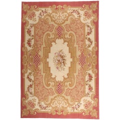 Der vergoldete Salon: Ein Vintage Chinese Aubusson Meisterwerk der Rokoko-Romantik