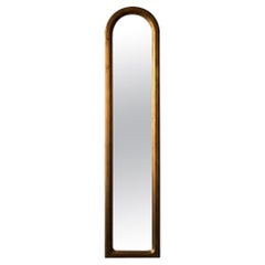 The Gilded Slip Mirror, Antique Giltwood, Original Gold Leaf