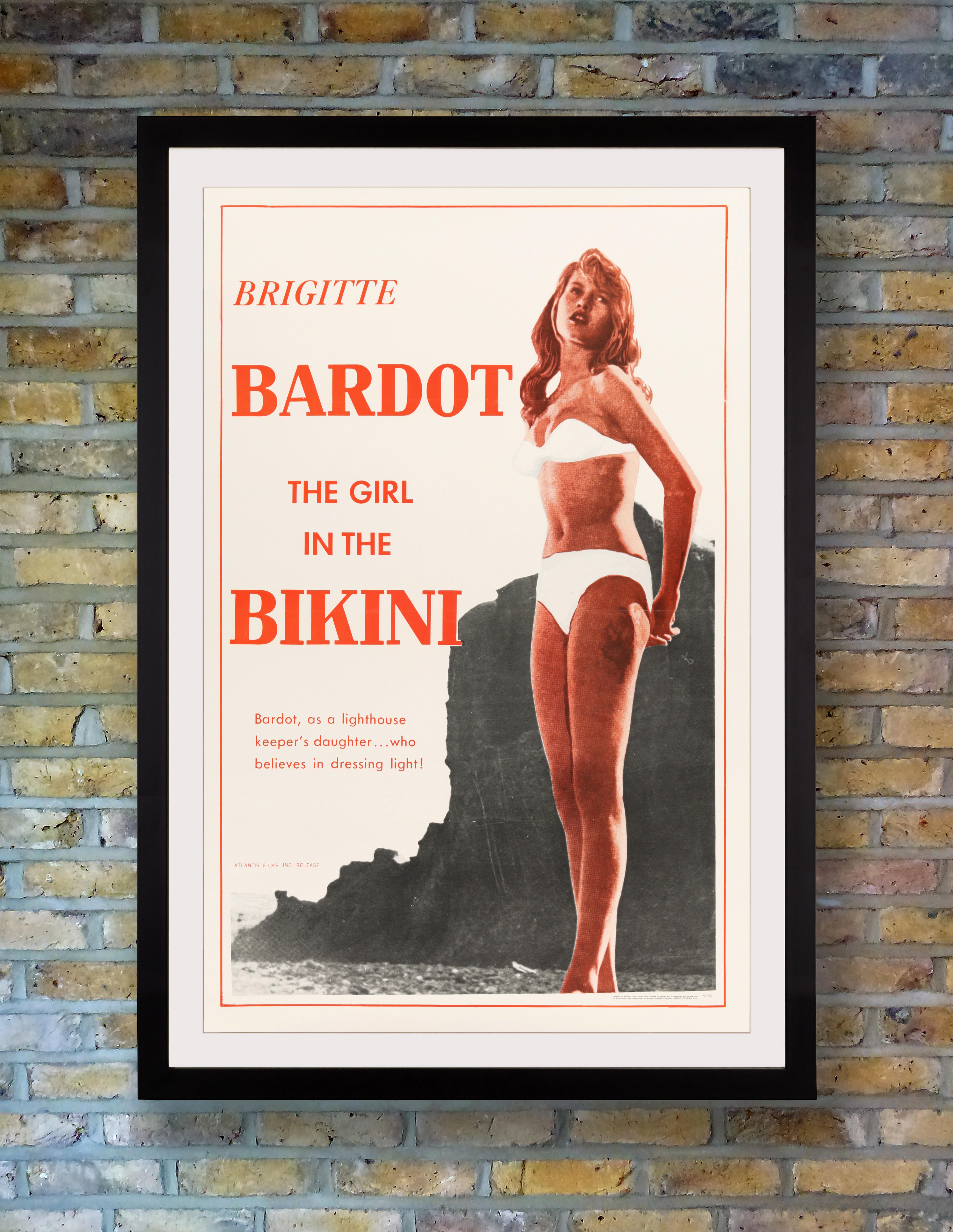 'The Girl in the Bikini' Original Vintage US One Sheet Movie Poster, 1958 7