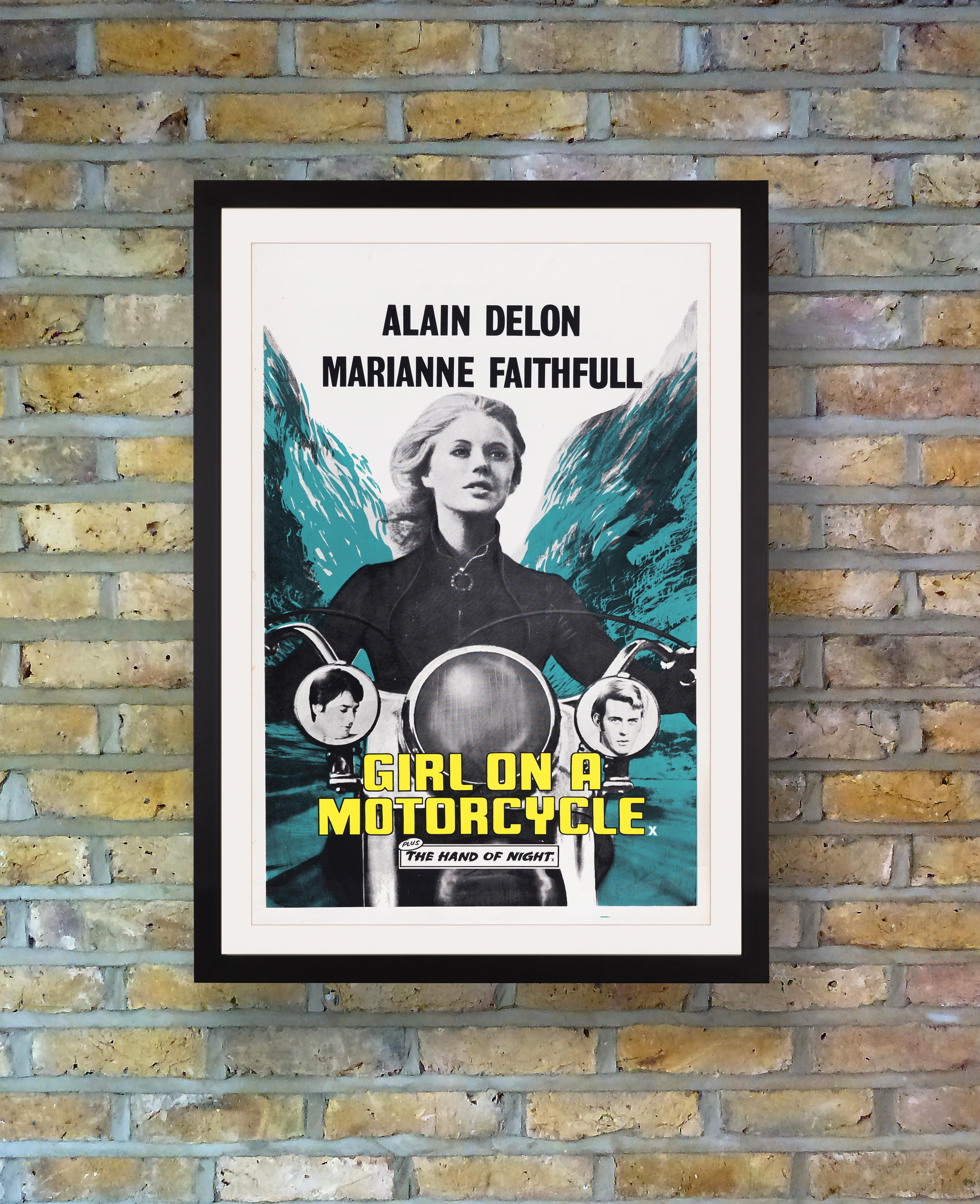 Un rarissimo poster serigrafico britannico a doppia corona per il classico cult degli anni '60 