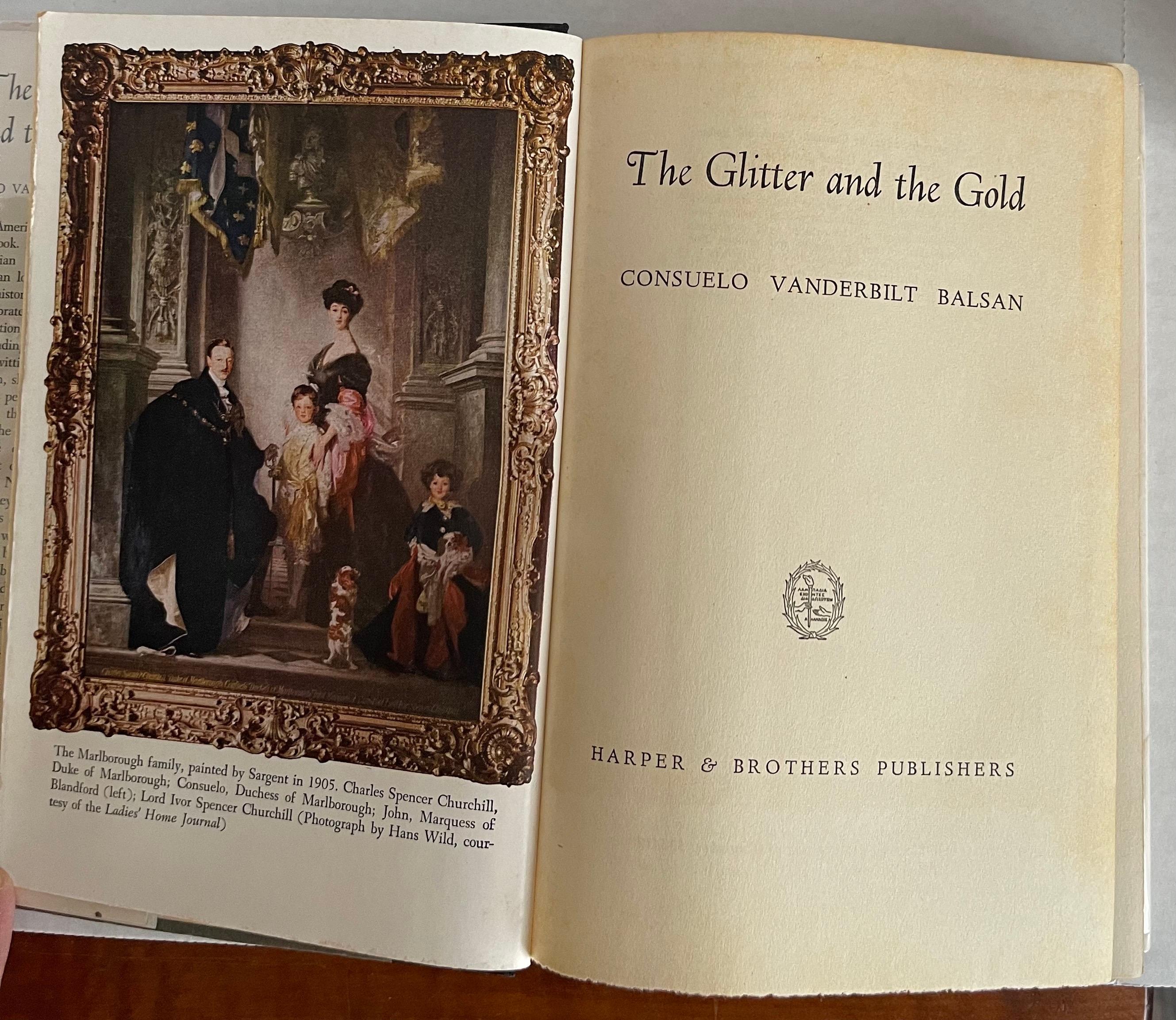 The Glitter and the Gold, Hardcover 1st Edition In Good Condition For Sale In Stamford, CT