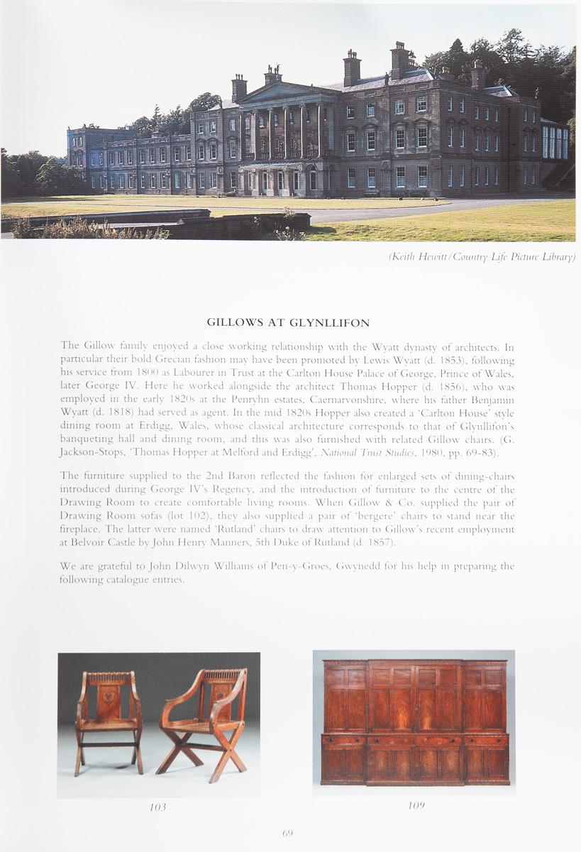 The Glynllifon “Rutland” Chairs Supplied by Gillows in 1823 to Thomas John Wynn in vendita 4