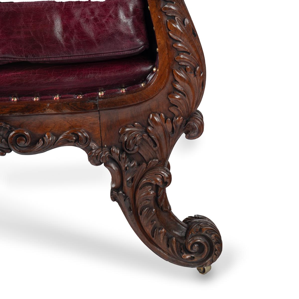 Pelle The Glynllifon “Rutland” Chairs Supplied by Gillows in 1823 to Thomas John Wynn in vendita
