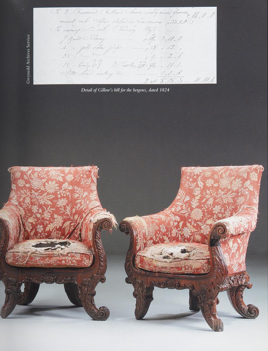 The Glynllifon “Rutland” Chairs Supplied by Gillows in 1823 to Thomas John Wynn in vendita 1