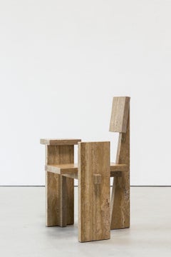 The Glyph Chair – Natural Stone Design by Kevin Krumnikl