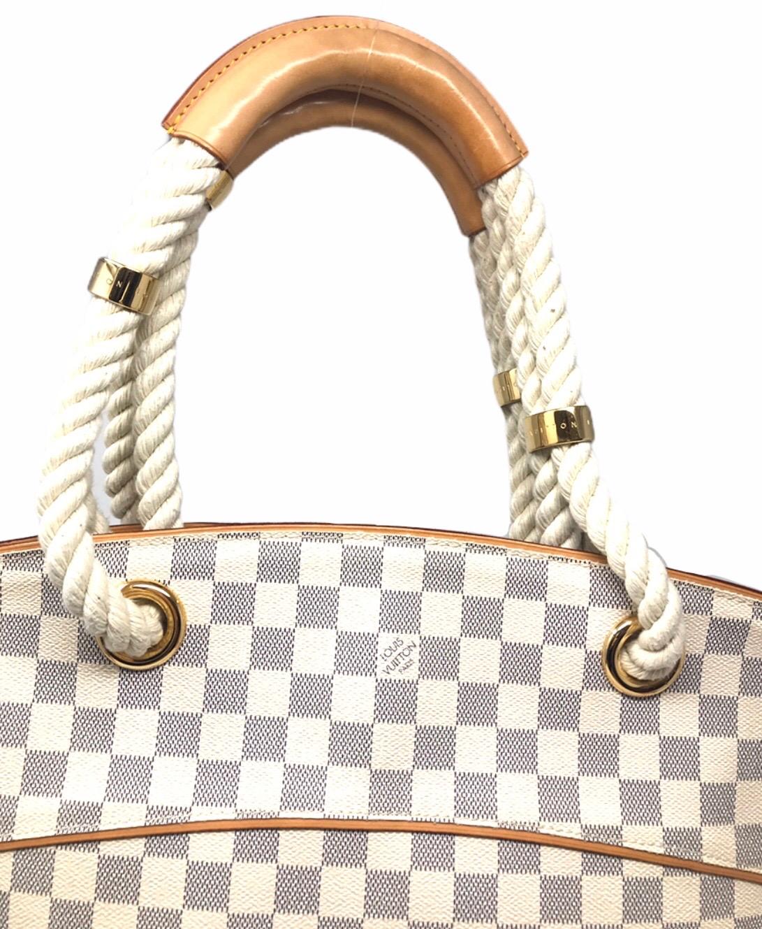 The GM Pampelonne Damier Azure Canvas bag, 2007 In Excellent Condition For Sale In Milan, IT