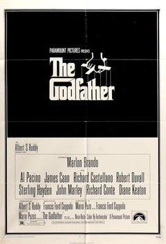 The Godfather Original Poster, 1972