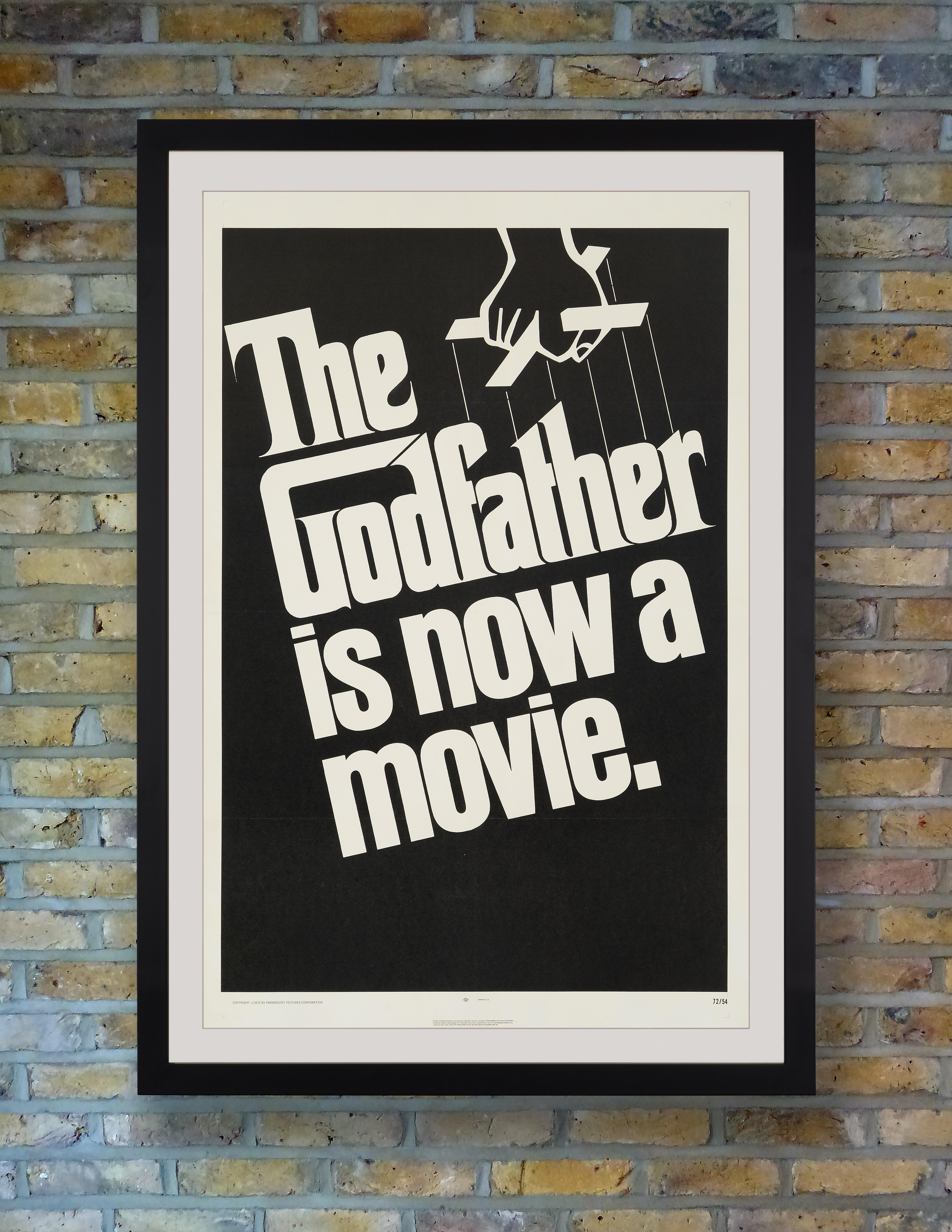 Widely celebrated as one of the best and most influential movies of all time, Francis Ford Coppola's 1972 mafia masterpiece 