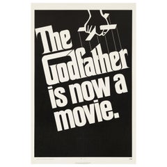 'The Godfather' Original US One Sheet Teaser Movie Poster, 1972