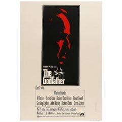 'The Godfather' Original Retro Movie Poster, British, 1972