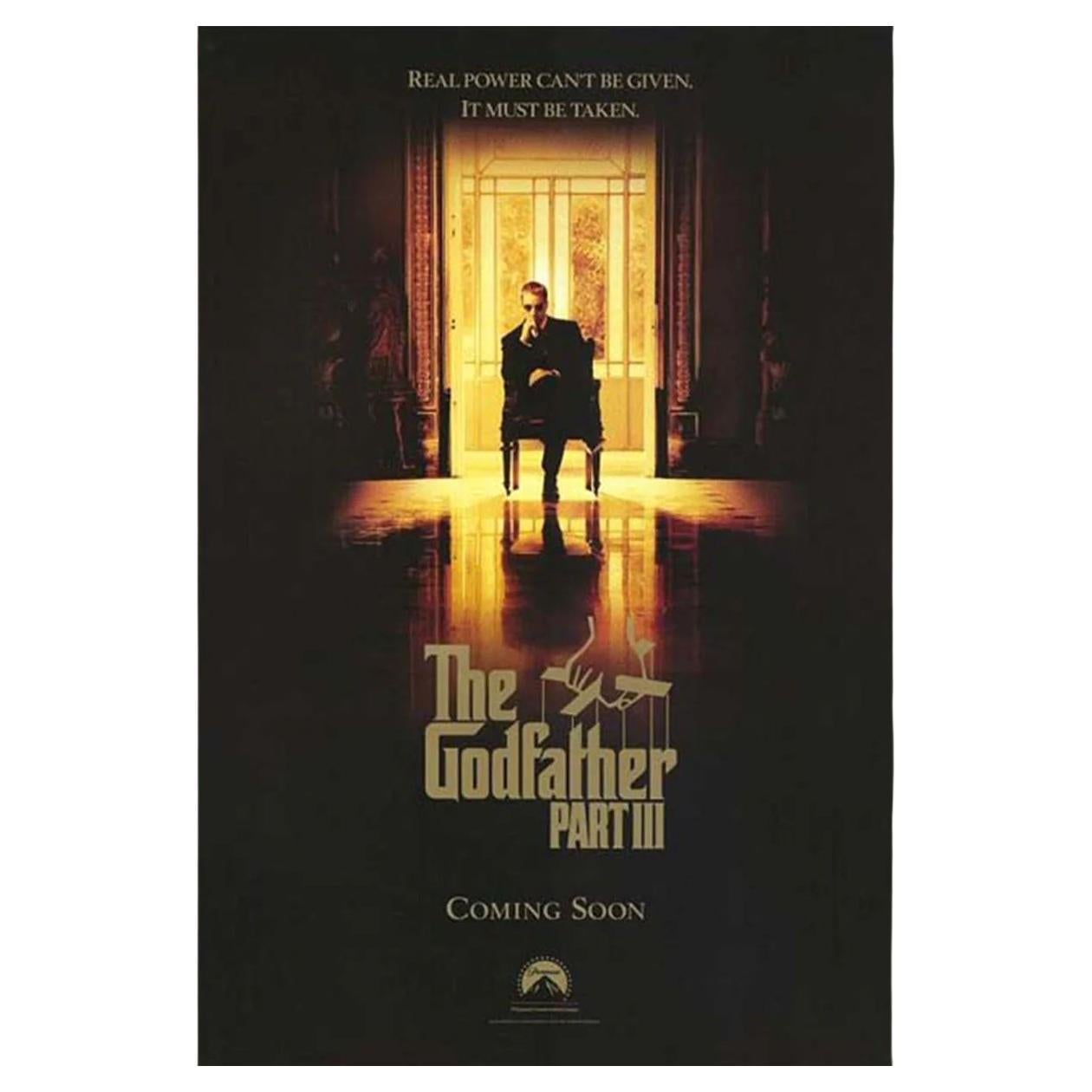 "The Godfather Part III" Film Poster, 1990 For Sale at 1stDibs