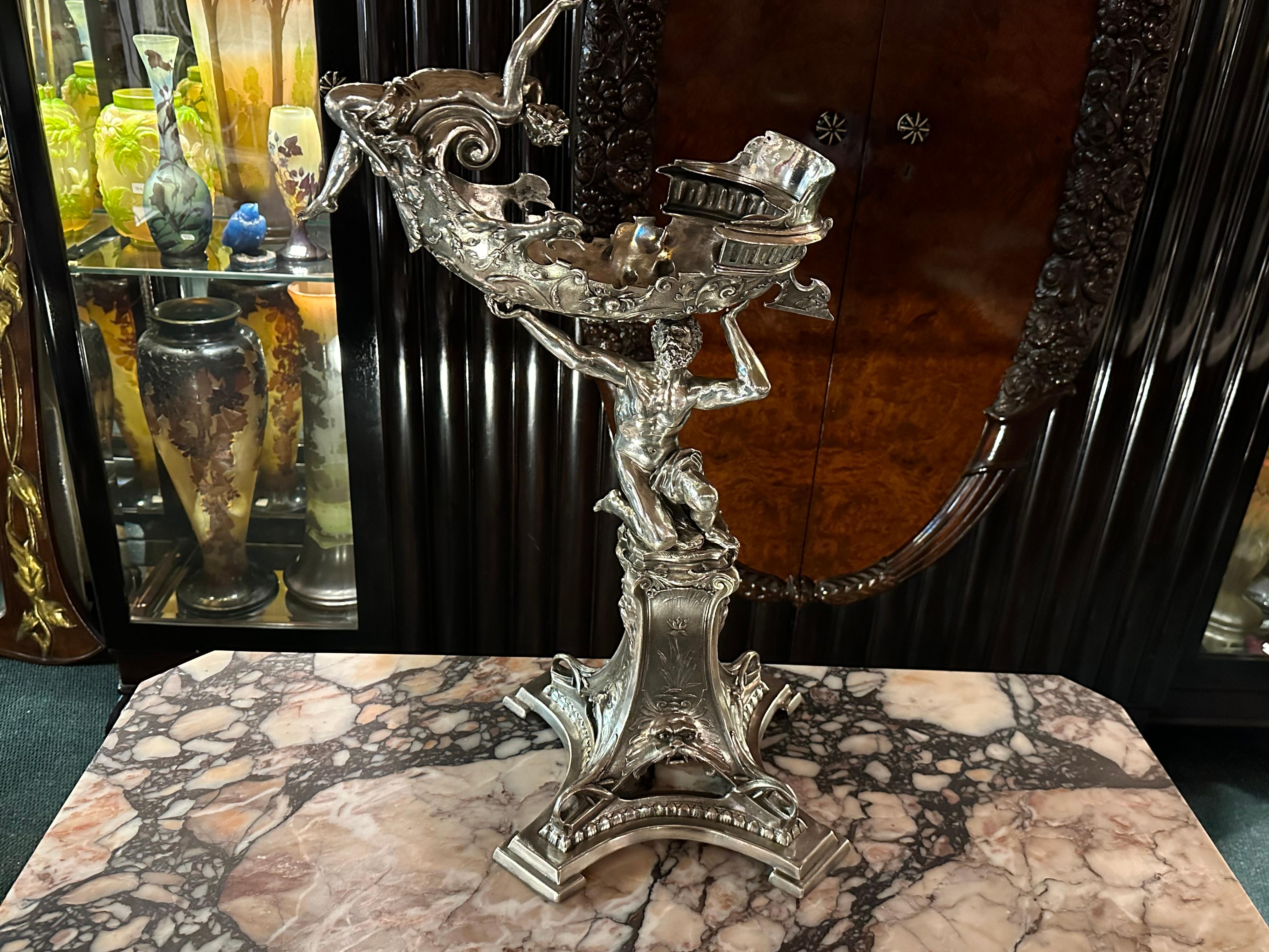 Gli dei del mare Scultura, Jugendstil, Art Nouveau, Liberty, 1900 in vendita 11